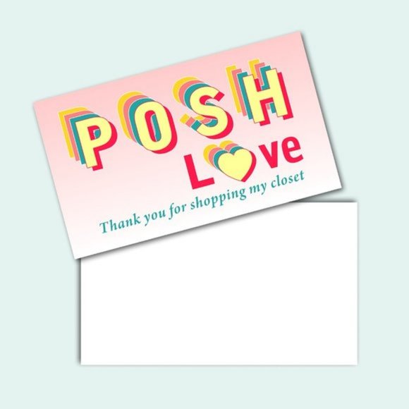 ♥️ 5x25 / 50 Thank you Cards - Picture 1 of 2